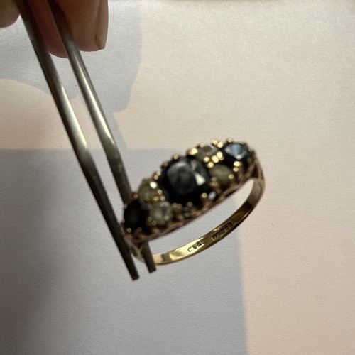 Gold sapphire and white - ct,