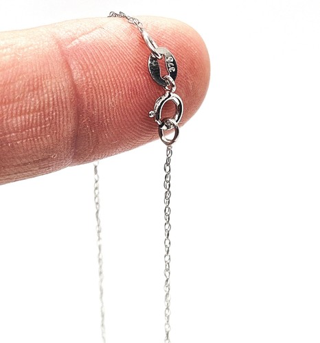 White gold necklace chain - white,
