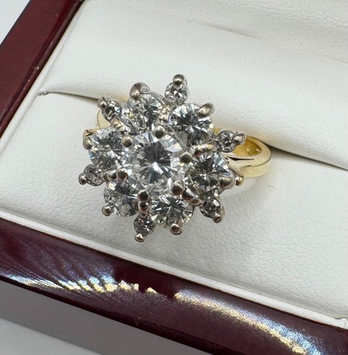 18ct gold 32ct diamond - 18ct, 2.32ct