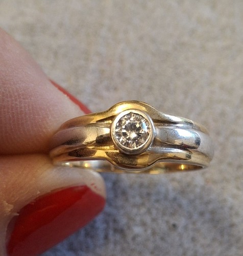 9ct yellow and white - 9ct, gold