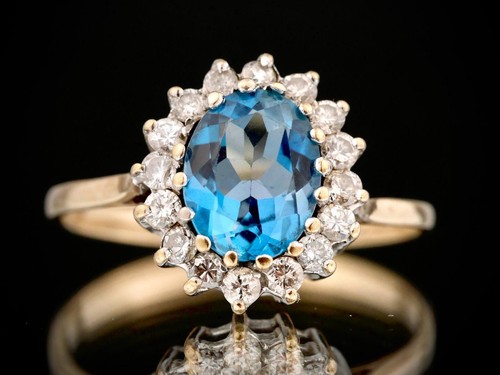 Stunning 9ct yellow gold oval - yellow, gold,