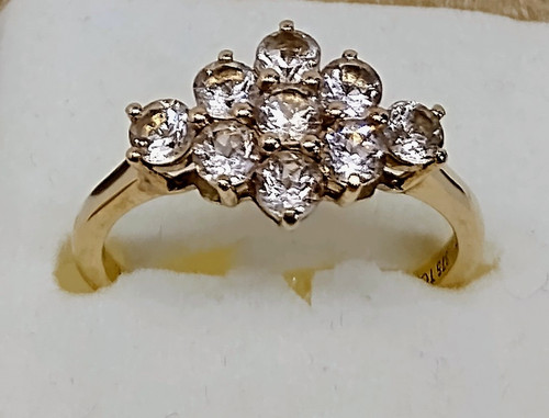 9ct yellow gold stone - gold,
