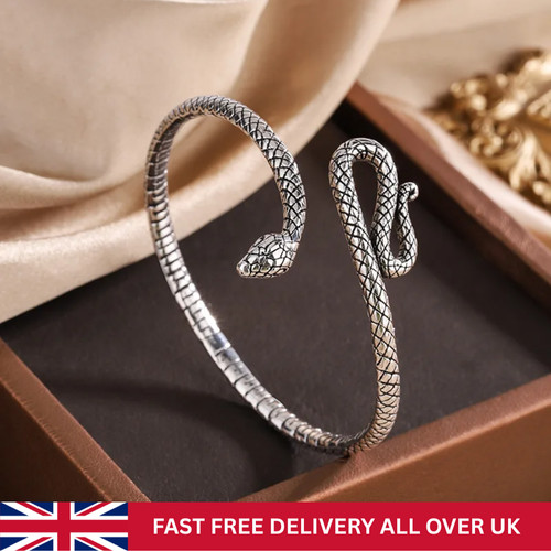 925 sterling silver snake open - 925,