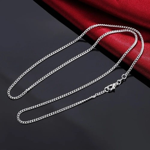 925 sterling silver - sterling, curb