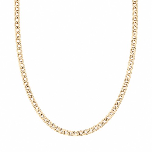 9ct yellow gold fine curb - 9ct,