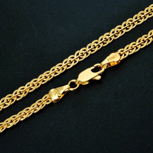 18k gold inch byzantine - gold, 18