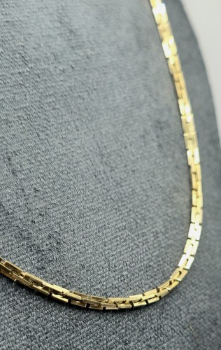 9ct yellow gold fancy link - 9ct,