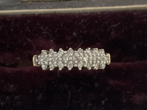 Gold diamond tier half - tier,