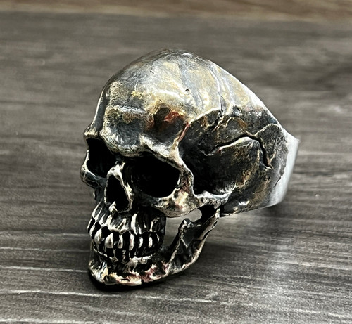 925 sterling silver skull - silver,