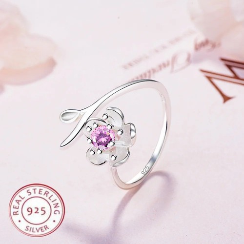 Sterling silver flower - pc,