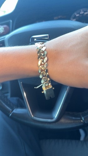 9ct cuban bracelet - 7.5”, 11mm