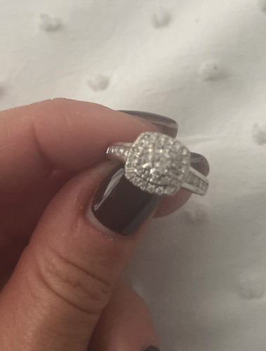 18k white gold diamond - white,