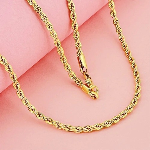 18k gold inch - 18k, rope