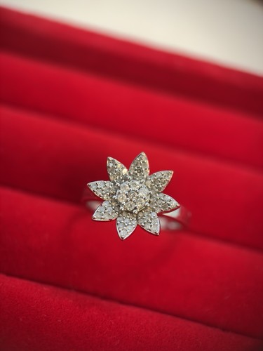 9ct white gold diamond - white,