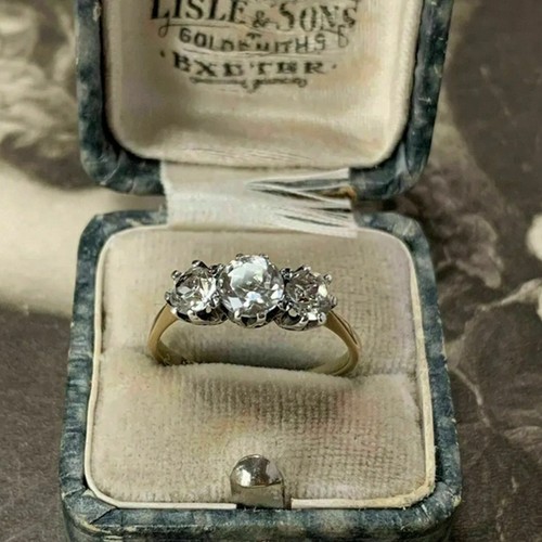 Three stone engagement - three-stone,