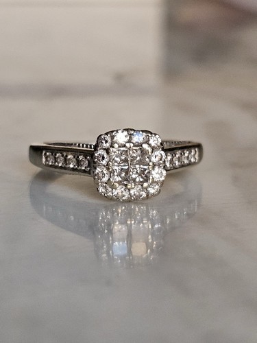 White gold princessa - gold,