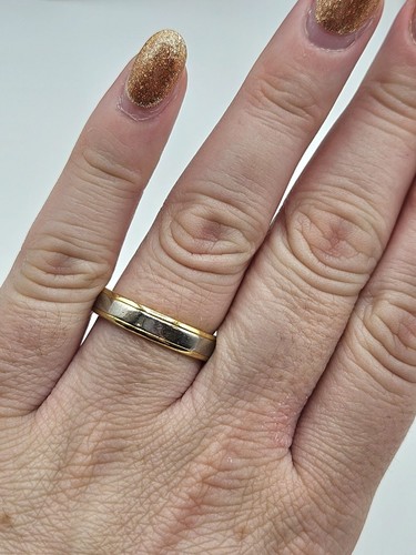 18ct and platinum band wedding - 18ct,