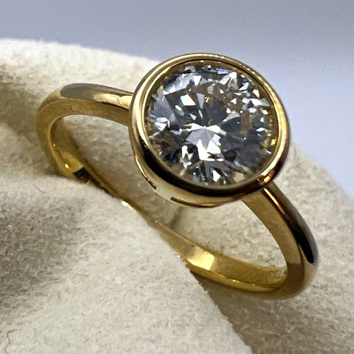 9ct gold lab grown - gold, lab-grown