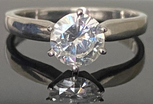Platinum ring natural - ring,