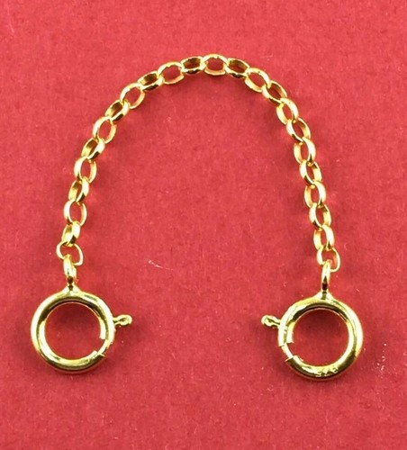 9ct gold safety chain - safety, strong