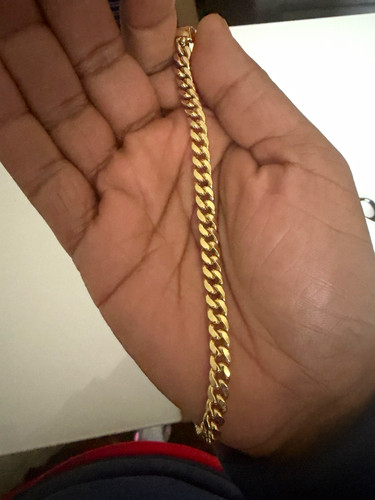 14k yellow gold curb - 14k, link