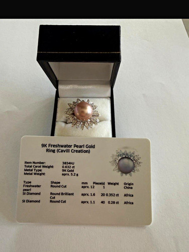 Cavill 9ct yellow gold pink - 9ct,