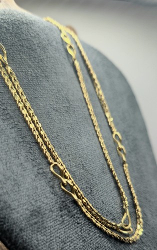 9ct gold fancy link - 9ct,