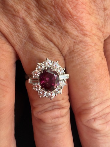 Unheated 27ct ruby - 2.27ct, and