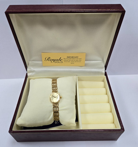 Royale oval white face 9ct - white,