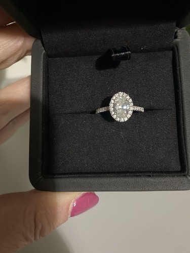 18ct white gold tcw - white,