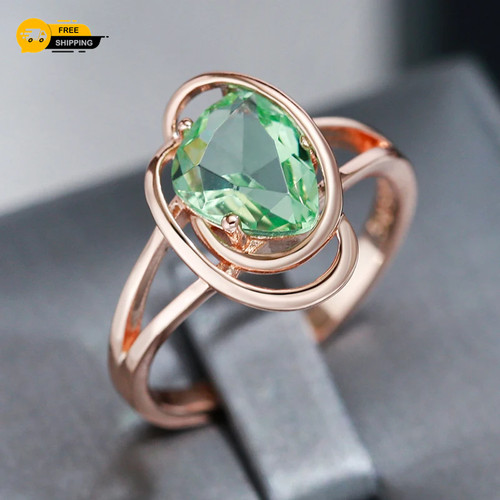 9ct rose gold - 9ct, geometric