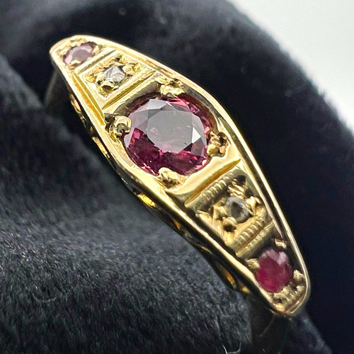 9ct rose and yellow gold - and, oval