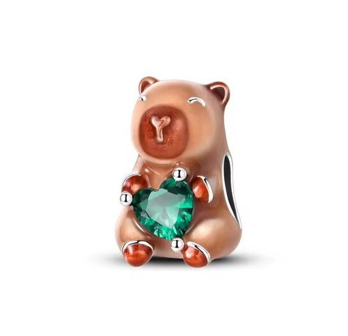 Cat bear charm - s925, sterling