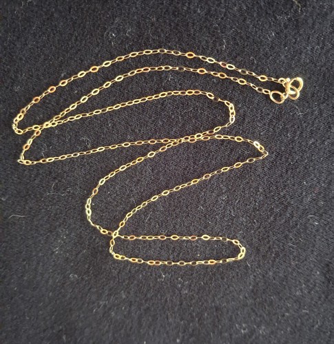 9ct gold inch long open - inch,