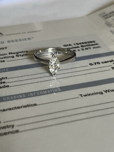 Platinum 70ct marquise - platinum,