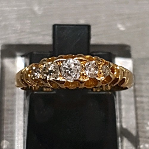 18ct yellow gold stone - stone, round