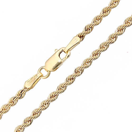 Italian made 9ct - 9ct, rope