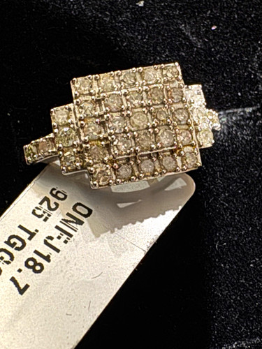 Sterling silver white diamond - sterling,