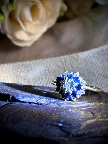 Antique 9ct gold - gold, topaz
