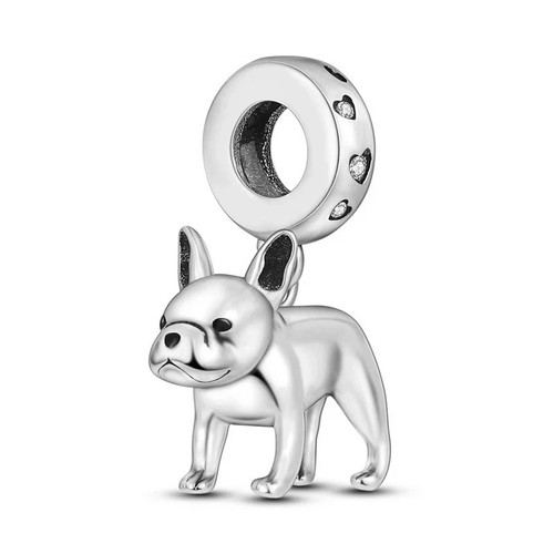 French bulldog dog charm - french,