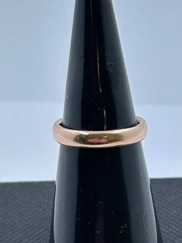 18ct solid gold ring - solid, size