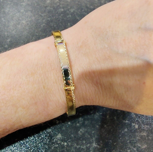 Bangle gold 9ct maiden - bangle,