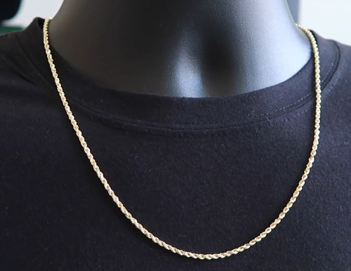 14k yellow gold - 18", 2.5mm