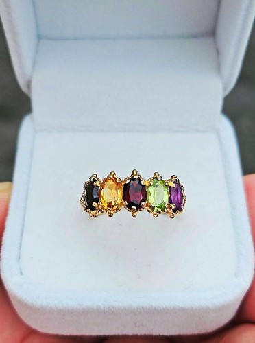 9ct yellow gold multicolour - yellow,