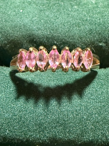 Pink saphire marquise gold - saphire,