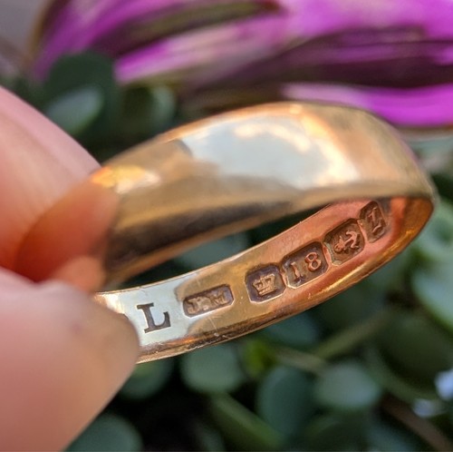 Antique 18ct yellow gold 4mm