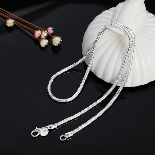 925 sterling silver snake - silver,