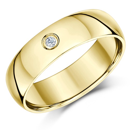 9ct yellow gold diamond - gold,