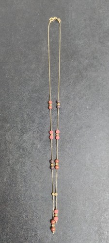 14ct gold necklace - gold, with