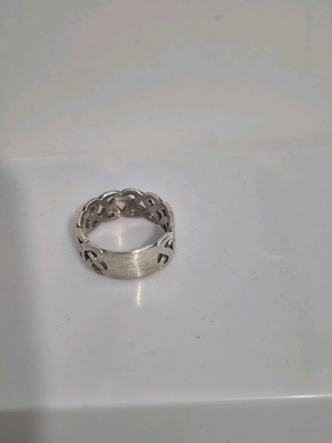 Ladies sterling silver ring - silver,